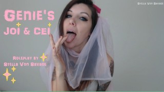 Instructions For Genie's JOI And CEI Femdom Cum Eating Edge And Jerk