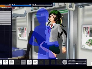 [CM3D2] - My Hero Academia Hentai - UA Couple_Fuck On_The Train Ride_Home