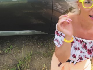 Two Sexy Hitchhiker Girls Fun Car Ride Paid by_foursome Orgy Kate Truu view