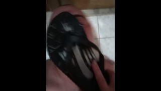 Flip Flops That Have Been Licked