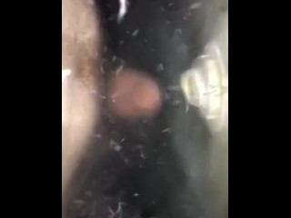 First hands free orgasm in jacuzzi