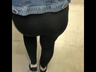 A day_out with the wife in see through leggings ( part 5)