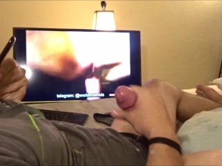 CUTE GUY MASTURBATING THEN CUMMING ALL OVER &LOUD ORGASM_WITH CUMSHOTS!!