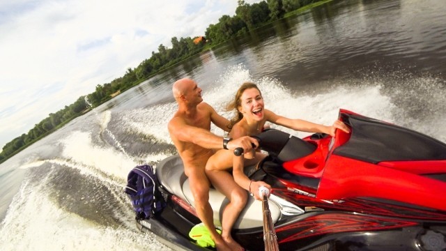 Anal Water Sports - Public Anal Ride on the Jet Ski in the City Centre. Mia ...