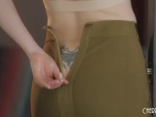 Charlotte Stokely_Unzips Her Skirt To Masturbate ForYou