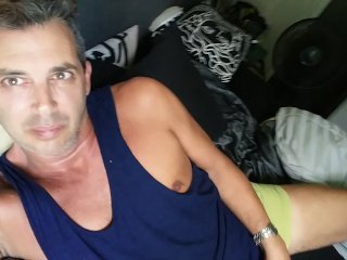 Tricked Dilf Male Celebrity Cory Bernstein To Masturbate And Eat His Cum