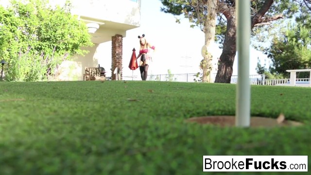 Brook and Olivia have a Halloween fuck - Brooke Banner, Olivia Austin