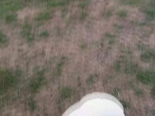 POV Outdoor Blowjob on fishing froms - NatureBlowjob