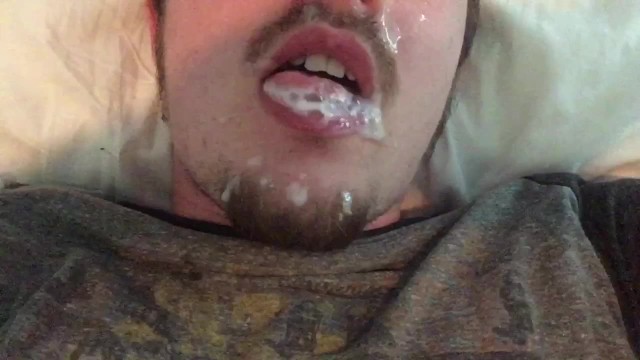 640px x 360px - Cock Reacts: Cum Slurper CEI, Cumslut Fills Mouth & Blows Bubbles! Legs Up!  - Pornhub.com