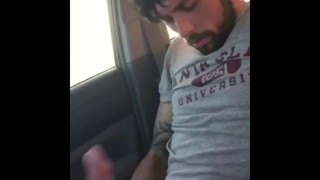 In The Car I Jerked My Cock