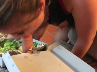 Horny MILF Gets a Big Dick Salad Delivery - Erin_Electra
