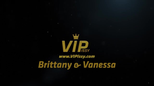 Vipissy - Rough dildo play for filthy piss loving sluts - Brittany Bardot, Vanessa Hell