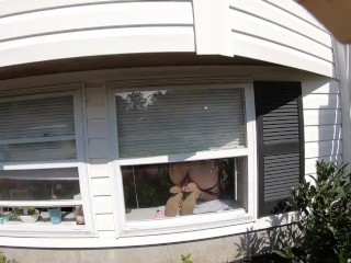 Masturbation on the Window