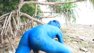 Furry 19-Year-Old Extreme Fetish Cosplay #2 Real Pokemon Boy Body Paint