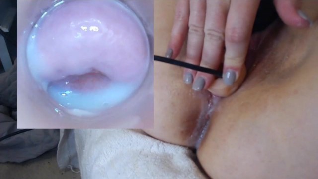 Inside vagina creamy cervix bihg dildo camera real orgasm - Pornhub.com.