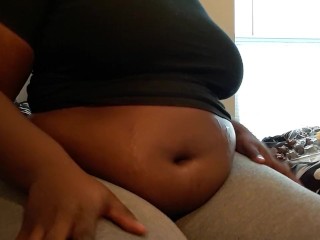 Belly stuffing bbw eating cupcakes