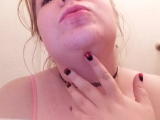 Teen Tits Playtime and Finger Sucking