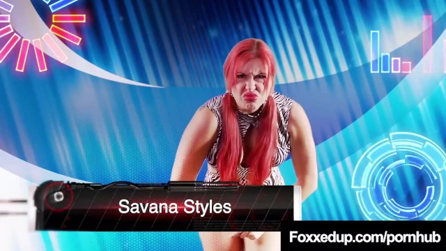 Ebony Tart Jenna Foxx & Inked Savana Styles Wrestle Naked! 5