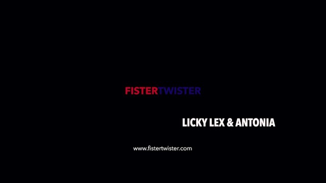 Fistertwister - Frantic fist fucking for busty blonde - Antonia Sainz, Licky Lex