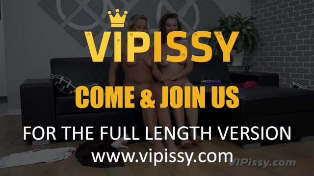 Vipissy - Lesbians share their piss and a vibrator - Emylia Argan, Licky Lex