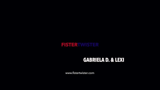 Fistertwister - Monster sized dildo prepares for fist fuck - Gabriella Daniels, Lexi Dona
