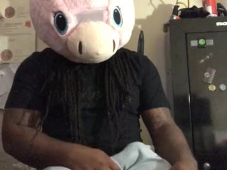 Horny Unicorn Clothed Jerking Off - Part 01