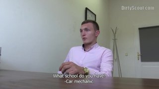 DIRTY SCOUT 156 A Good-Looking Stud Gives Up His Virgin Asshole For Money