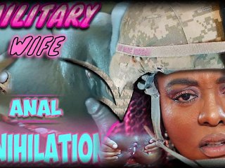 Young Military Wife Stops By For Flour But Takes The D - Anal Creampie