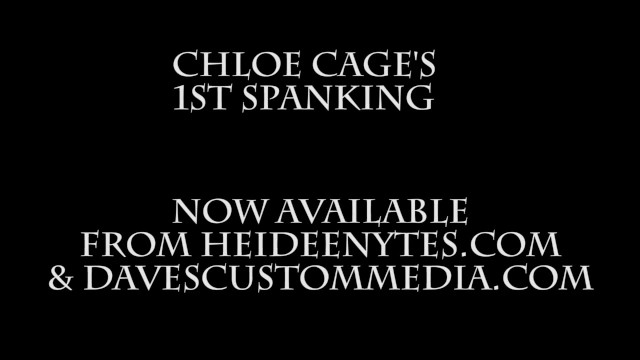 First Spanking Chloe Cage 1st spanking Heidee Nytes - Heidee Nytes