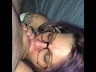 Hot RockerTattooed Wife Foreplay And Fucked!