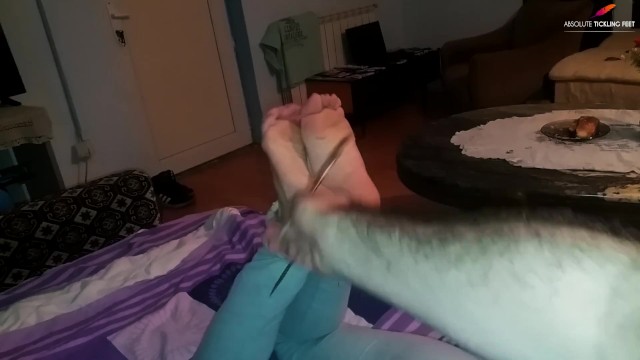 Wife hogtied and tickled 15
