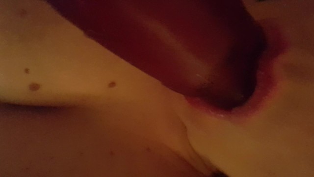 Brunette babe oily playtime with pink dildo - kissing, sucking, fucking it 8
