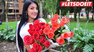 #Letsdoeit Brunette Chooses Sex Over Roses