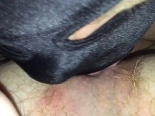 Slave eating_and tongue fucking my pussy
