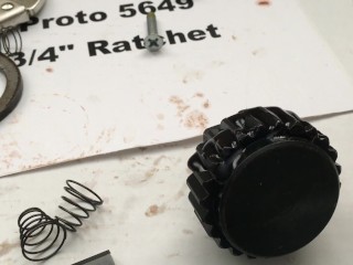 TOO MUCH LUBE Proto 5649 3/4" Ratchet Disassembly_& RepairKit Installation