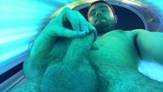 In A Tanning Bed Rubbing One Out