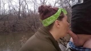 In The Woods A Blowjob