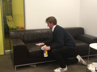 Interview Couch Porn - I Disinfect the Casting Couch