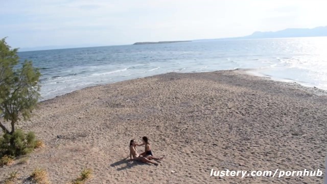 Erotic Homemade Lesbian Sex on the Beach! - Lustery