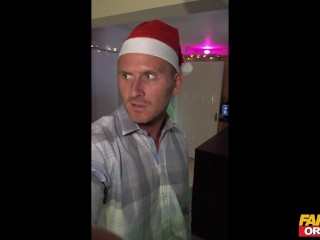 FAKEhub Originals Mad Xmas house party ends with redhead_fucking young_guy