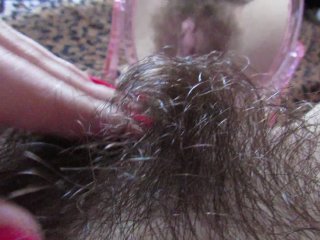 Playing With My Thick Hairy Bush