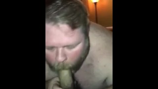 Gay Stepfather Bear Sucking His Son