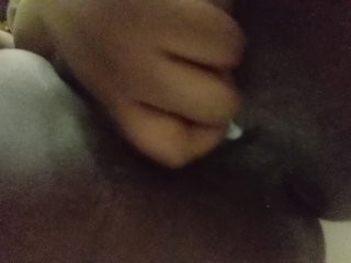 Pissing and Then Fucking My Black Pussy Until_I Cum