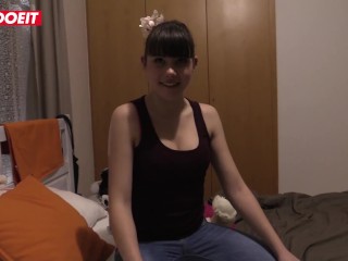 LETSDOEIT - French TEEN Babe CUMS Over &Over