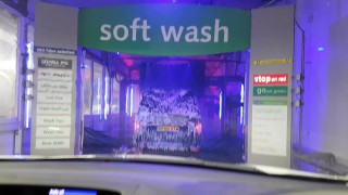 Who Is The First To Finish A Car Wash Or Blow Job 4K