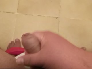 White Cockshot Jerking Off
