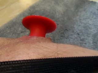 Stud And His Red Butt Plug