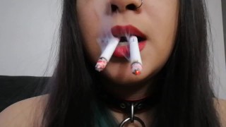 Kink Missdeenicotine Has A Fetish For Multiple Dangles And A Hardcore Smoking Fetish