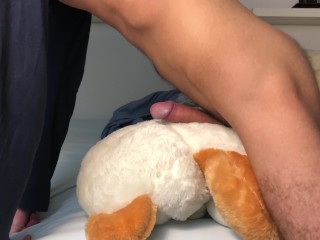 Amateur Guy Moaning_Dirty Talk While Humping TeddyBear - 4K