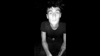 Masturbating In The Forest A Trial Caught A Perv With Dick Out Of His Pants